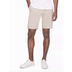 CALVIN KLEIN Men's Infinite Flex Chino Plaza Taupe Shorts 40